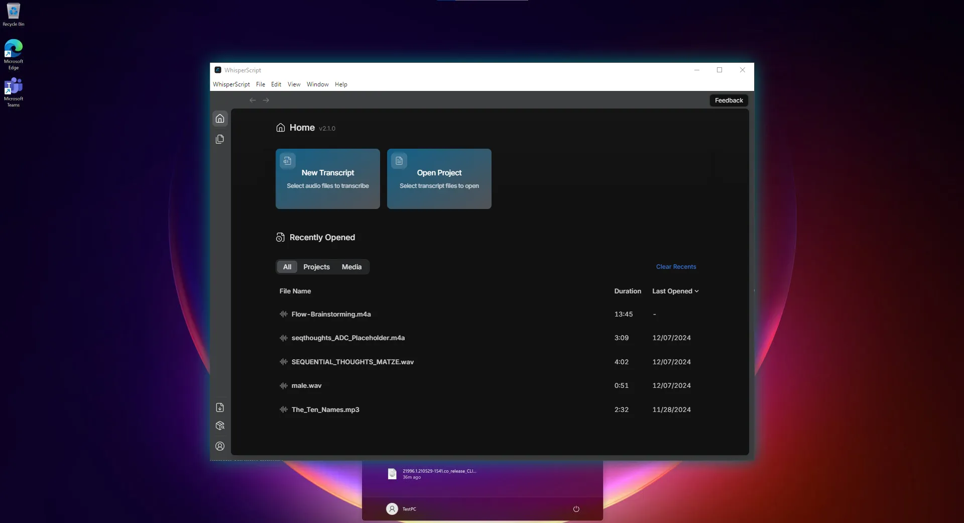 WhisperScript now available on Windows
