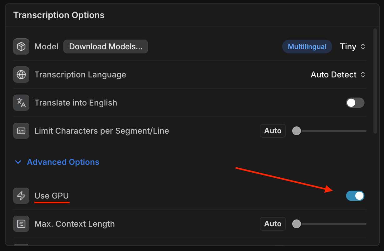 GPU acceleration for Windows users with CUDA support